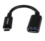 StarTech.com 6in (15cm) USB-C to USB-A Adapter, USB 5Gbps, 3A, USB-C Male to USB-A Female Converter, USB-IF Certified - Thunderbolt Compatible