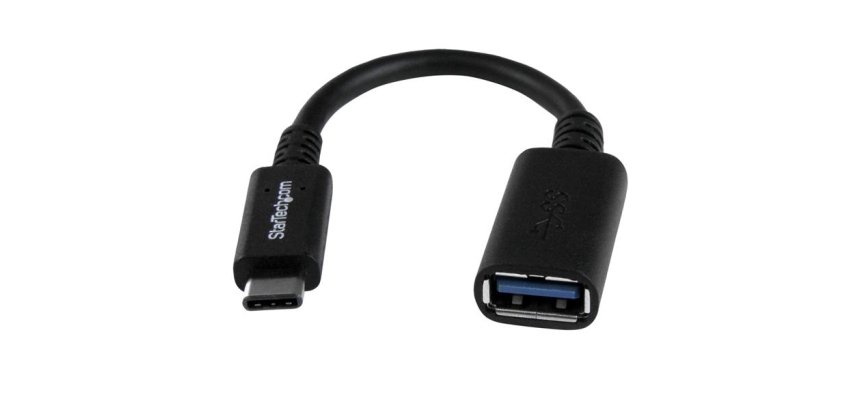 StarTech.com 6in (15cm) USB-C to USB-A Adapter, USB 5Gbps, 3A, USB-C Male to USB-A Female Converter, USB-IF Certified - Thunderbolt Compatible