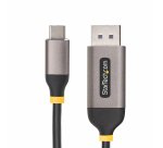 StarTech.com Câble USB-C vers DisplayPort de 3m, 8K 60Hz, 4K 144Hz, HDR, Câble Adaptateur USB-C vers DP, Câble de Conversion Vidéo USB Type-C vers DP 1.4, Compatible USB4/Thunderbolt 3/4