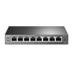 TP-Link TL-SG108PE Géré L2 Gigabit Ethernet (10/100/1000) Connexion Ethernet, supportant l'alimentation via ce port (PoE) Noir
