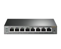 TP-Link TL-SG108PE Géré L2 Gigabit Ethernet (10/100/1000) Connexion Ethernet, supportant l'alimentation via ce port (PoE) Noir