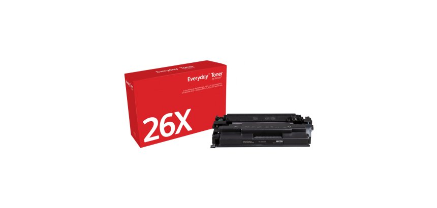 Toner Everyday™ di Xerox Nero compatibile con HP 26X (CF226X), Alta capacità