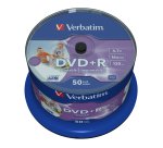 Verbatim DVD+R Wide Inkjet Printable No ID Brand 4,7 Go 50 pièce(s)