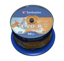 Verbatim 43533 DVD vergine 4,7 GB DVD-R 50 pz