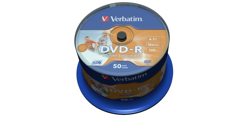 Verbatim 43533 DVD vierge 4,7 Go DVD-R 50 pièce(s)