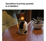 Imou Ranger DUAL 6MP. Telecamera da interno a doppia ottica (3MP+3MP), motorizzata, sirena integrata e faretto, rilevamento suoni anomali/umano/animale, smart tracking, funzione privacy, visione notturna, comunicazione bidirezionale, Wi-fi 2.4Ghz, registr