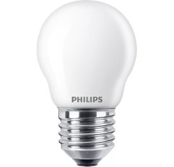 Philips Lampadina candela smerigliata a filamento 40 W P45 E27
