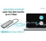 i-tec USB-C Metal Nano 2x Display Docking Station + Power Delivery 100 W