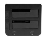 StarTech.com Dock pour Disque Dur USB 3.0 à 2 Baies, Station d'Accueil pour Disque Dur USB, Docking Station pour SSD/HDD 2,5/3,5" SATA III et IDE (40 pin), Baies pour Disque Dur Remplaçables à Chaud