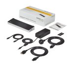 StarTech.com Docking Station USB-C per triplo monitor UHD 4K, Mac e Windows, Dock USB C a HDMI e DisplayPort, Hub a 5 porte USB 3.0 - PD 100W