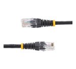 StarTech.com Câble patch UTP Cat5e de 15 m avec RJ45 moulé noir - Cordon de connexion de 15 m