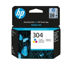 HP 304 Cartouche d’encre trois couleurs authentique