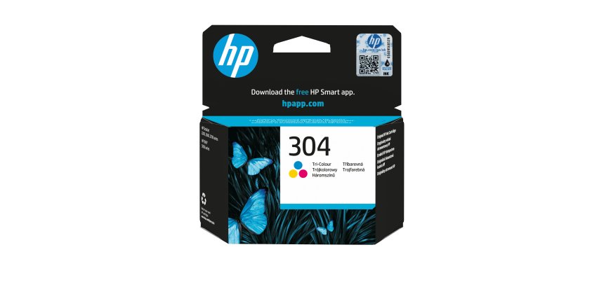 HP 304 Cartouche d’encre trois couleurs authentique