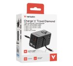 Verbatim Charge 'n' Travel 70W Universell Schwarz Netzteil Schnelles Laden Innenbereich
