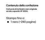 HP Cartuccia di inchiostro nero originale ad alta capacità 305XL