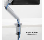 Fellowes Platinum Series Bras porte-écran simple - Argent