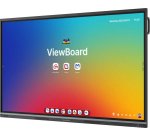Viewsonic IFP7551-3C tableau blanc interactif 190,5 cm (75") 3840 x 2160 pixels Écran tactile Noir