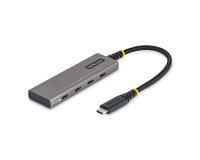 StarTech.com Hub USB-C à 4 Ports, 10 Gbps, Recharge PD 100 W, 4 Ports USB-C, Protection contre les Surintensités, Aluminium PCR, Compatible MacBook / Dell / ThinkPad / HP / iPad / Tablette