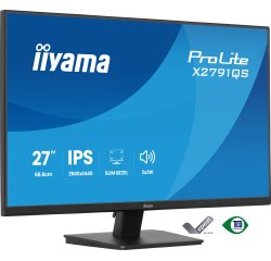 iiyama ProLite X2791QS-B1 écran plat de PC 68,6 cm (27") 2560 x 1440 pixels Quad HD LED Noir