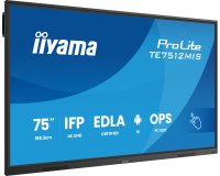 iiyama TE7512MIS-B4AG Écran d'affichage dynamique Écran plat interactif 190,5 cm (75") LCD Wifi 400 cd/m² 4K Ultra HD Noir Écran tactile Intégré dans le processeur Android 24/7