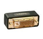 Lindy 41098 cambiador de género para cable DVI-I DVI-D Negro