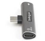 StarTech.com USB-C-Audio- und Ladeadapter - USB-C Audioadapter mit USB-C-Audio-Kopfhörer-/Headset-Anschluss und 60W USB-Typ-C Power-Delivery-Pass-Through-Ladegerät - für USB-C-Telefon/Tablet/Laptop