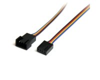 StarTech.com Câble d'extension d'alimentation pour ventilateur 4 broches 30 cm - M/F