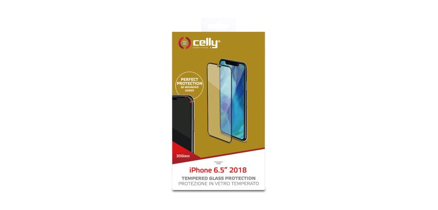 Celly 3D Glass Pellicola proteggischermo trasparente Apple 1 pz