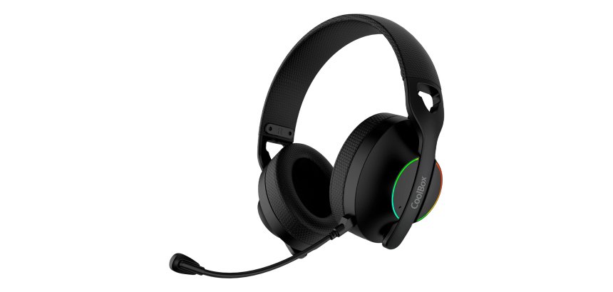 CoolBox GAMING AURICULARES CON MICRO WB01 RF+BT+3.5 NEGRO PC/CONSOLAS