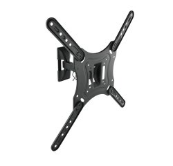 TooQ Soporte Giratorio e Inclinable para Monitor / TV LCD, Plasma de 23”- 55”, con Dos Pivotes, Negro