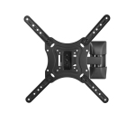 TooQ Soporte Giratorio e Inclinable para Monitor / TV LCD, Plasma de 23”- 55”, con Dos Pivotes, Negro