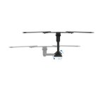 TooQ Soporte Giratorio e Inclinable para Monitor / TV LCD, Plasma de 23”- 55”, con Dos Pivotes, Negro