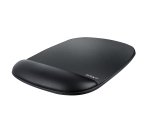 StarTech.com Mouse Pad with Hand rest, 6.7x7.1x 0.8in (17x18x2cm), Ergonomic Mouse Pad with Wrist Support, Desk Wrist Pad w/ Non-Slip PU Base, Cushioned Gel Mouse Pad w/ Palm Rest - TAA