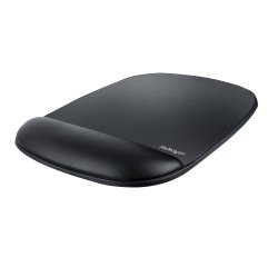 StarTech.com Mouse Pad with Hand rest, 6.7x7.1x 0.8in (17x18x2cm), Ergonomic Mouse Pad with Wrist Support, Desk Wrist Pad w/ Non-Slip PU Base, Cushioned Gel Mouse Pad w/ Palm Rest - TAA