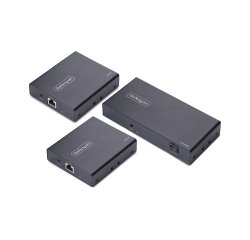 StarTech.com Rallonge et Répartiteur HDMI 2 Ports sur CAT6, 4K 60 Hz, Jusqu'à 70 m, Kit de Distribution HDMI 1x2 sur Ethernet avec IR et Alimentation par Câble