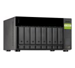 QNAP TL-D800C Boîtier de disques de stockage Boîtier disque dur/SSD Noir, Gris 2.5/3.5"