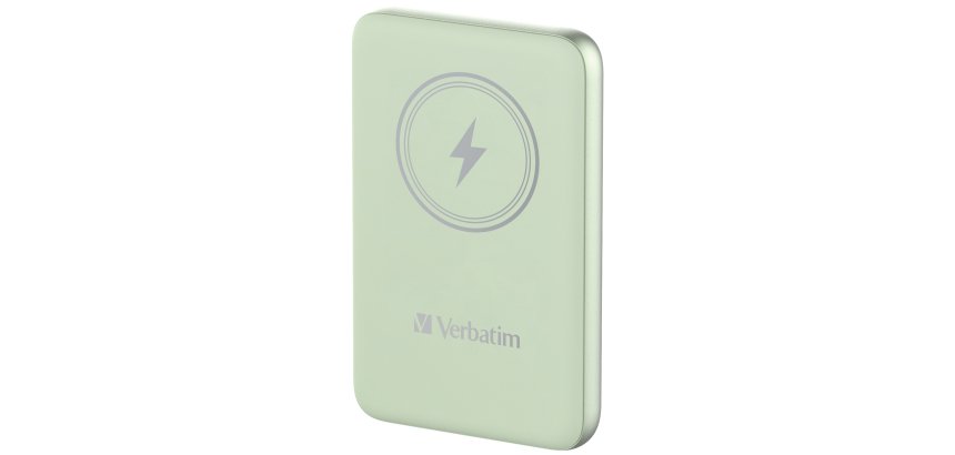 Verbatim Charge 'n' Go Polimeri di litio (LiPo) 10000 mAh Carica wireless Verde
