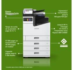 Epson WorkForce Enterprise AM-C10000 A3 couleur, 100 ppm, imprimante multifonction