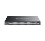 TP-Link Omada SG3452XMPP commutateur réseau Géré L2+ Gigabit Ethernet (10/100/1000) Connexion Ethernet, supportant l'alimentation via ce port (PoE) 1U Noir