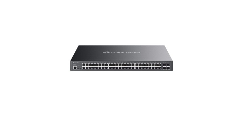 TP-Link Omada SG3452XMPP commutateur réseau Géré L2+ Gigabit Ethernet (10/100/1000) Connexion Ethernet, supportant l'alimentation via ce port (PoE) 1U Noir