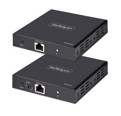 StarTech.com Extendeur HDMI 4K sur Câble CAT5/CAT6 - Prolongateur Vidéo 4K 60Hz HDR jusqu'à 70m - Extender HDMI 4K, Câblage HDMI sur Ethernet - Sortie Audio S/PDIF - Kit Émetteur-Récepteur HDMI