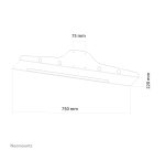 Neomounts KEYB-V100 Support de clavier/souris - l75 cm