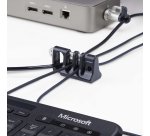 StarTech.com Candado de Anclaje para Cableado de Periféricos - Gestionador de Seguridad con Candado para Cableado de Teclado y Ratón - para Ordenadores de Uso Público - TAA