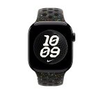 Apple MGAF4ZM/A accessoire intelligent à porter sur soi Bande Noir Aluminium, Fluoroélastomère