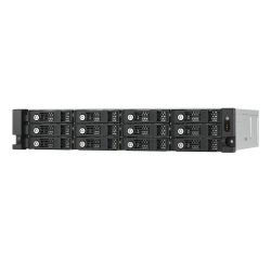 QNAP TL-R1200PES-RP Boîtier de disques de stockage Boîtier disque dur/SSD Noir, Gris 2.5/3.5"