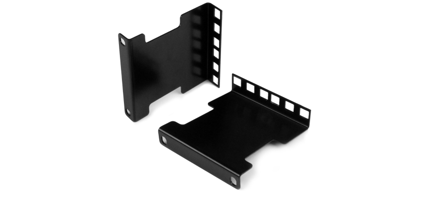 StarTech.com Kit di Montaggio rack 19" 2U - Estensore/Adattatore di profondità per montaggio su server rack 19 pollici - Estende/ Riduce la profondità di montaggio di 10cm - Rack ears