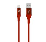 Celly USBLIGHTCOL3MRD cavo Lightning 3 m Rosso