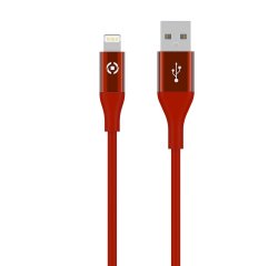 Celly USBLIGHTCOL3MRD cavo Lightning 3 m Rosso
