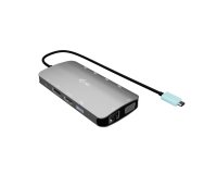 i-tec USB-C Metal Nano 3x Display (DP, HDMI and VGA) Docking Station + Power Delivery 100 W