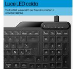 HP Tastiera cablata retroilluminata multidispositivo 405